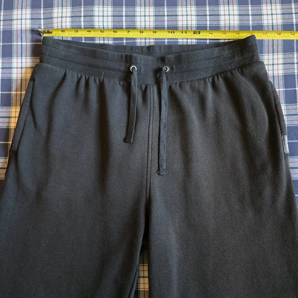Eddie Bauer Men's Fleece Black Jogger Sweatpants Size M - Picture 7 of 8